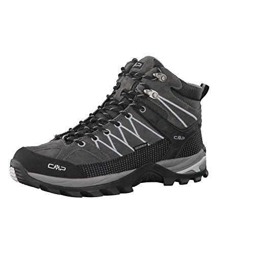 CMP Rigel Mid Trekking Shoe WP, Botas de Senderismo Hombre, Grey, 41 EU