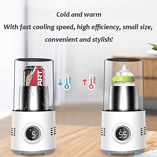 Coffee Cup Cooler Portable Mug Cooling Warmer Electric Beverage Camping Coolers Electric Cup Plate for Office Home Outdoor