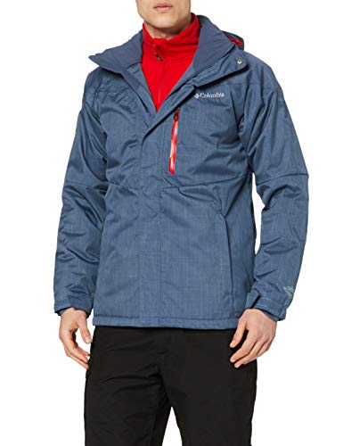 Columbia Alpine Action Chaqueta de esquí, Hombre, Azul (Dark Mountain), XS