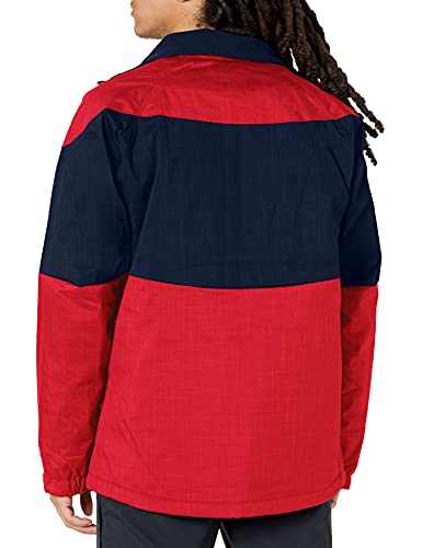 Columbia Alpine Action - Chaqueta de esquí para hombre, Hombre, 1562151, Rojo Montaña, Azul Marino Universitario, small