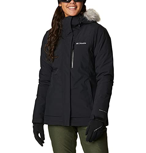 Columbia AVA Alpine Insulated Chaqueta De Esquí con Capucha, Mujer, Black, S