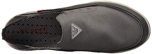 Columbia Bahama Vent Pfg - Zapato de barco para hombre, titanio Mhw/rojo brillante, 14 ancho EE.UU.