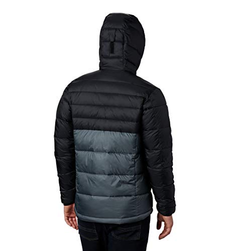 Columbia Buck Butte Insulated Hooded Chaqueta Aislante con Capucha, Hombre, Graphite, Black, M