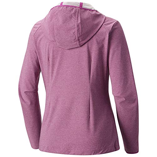 Columbia Canyon Jacket Chaqueta Softshell con Capucha, Aislamiento térmico sintético Hi-Loft, Mujer, Intense Violet Heather, M