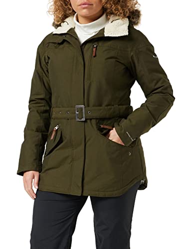 Columbia Carson Pass II Chaqueta Impermeable, Mujer, Verde (Olive Green), XS