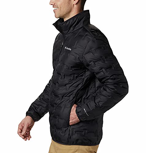 Columbia Delta Ridge Down , Chaqueta de plumas Hombre, Negro (BLACK), L