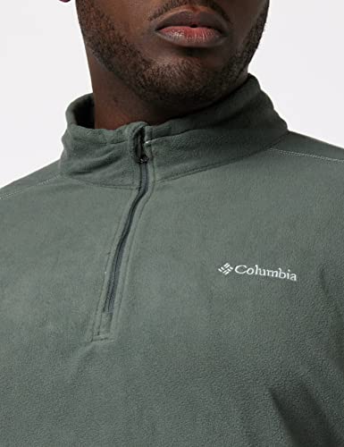 Columbia Klamath Range II Half Zip, Forro polar con media cremallera Hombre, Gris (Grill), L