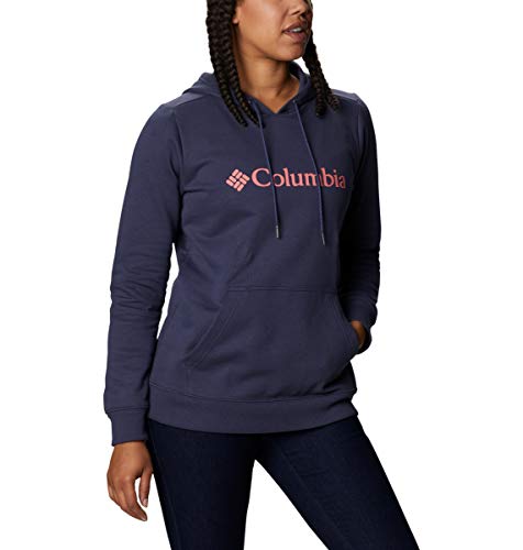 Columbia Logo, Camiseta para Senderismo Mujer, Nocturnal, L