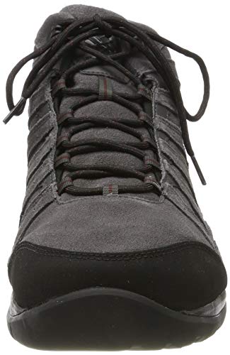 Columbia Redmond V2 Mid, Botas de Senderismo de Piel Impermeables Hombre, Gris (Dark Grey, Madd 089), 44 EU