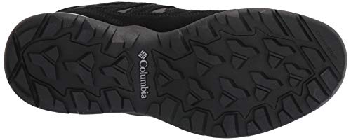 Columbia Redmond V2 Mid Waterproof, Zapatos para Senderismo Hombre, Negro Y Gris Oscuro, 42 EU