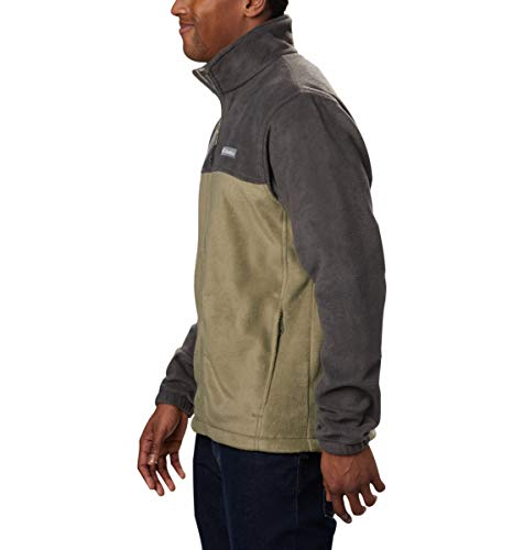 Columbia Steens Mountain Full Zip 2.0 Forro Polar con Cremallera Completa, Hombre, Shark, Stone Green, XXL