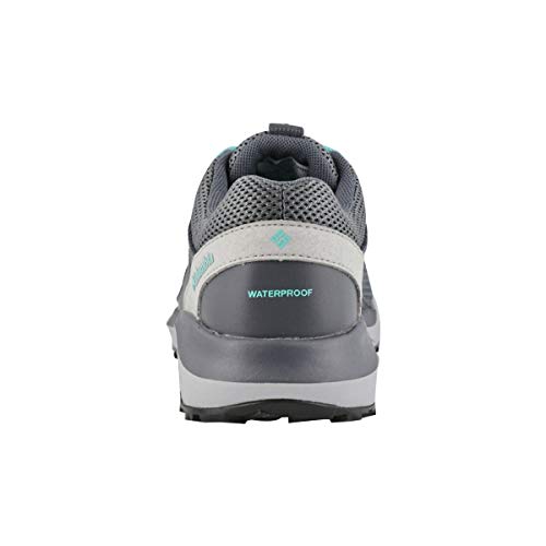 Columbia Trailstorm Waterproof - Zapatillas de Senderismo, Mujer, Gris (Graphite/Dolphin), 41 EU