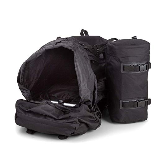 Commando Industries Army Mountain - Mochila de senderismo (100 L), Negro , 100 litros