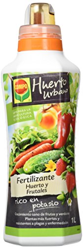 COMPO Fertilizante para todo tipo de frutas y verduras, Fertilizante líquido natural, 1 litro