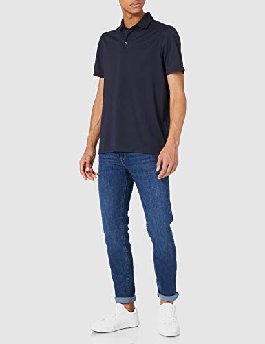 Cortefiel Polo Manga Corta Suéter, Navy, L para Hombre