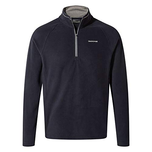 Craghoppers Corey Half Zip Forro Polar, Hombre, Azul Marino, Small