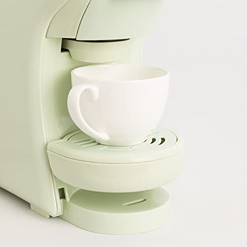 CREATE / POTTS STYLANCE / Máquina de Café Espresso Italiano Verde / Cafetera Multi Cápsulas Compatible Nespresso 3 en 1, 2 Programas de Café, deposito extraíble