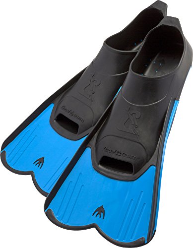 Cressi Light Aletas de natación, Unisex-Youth, Azul, 33/34