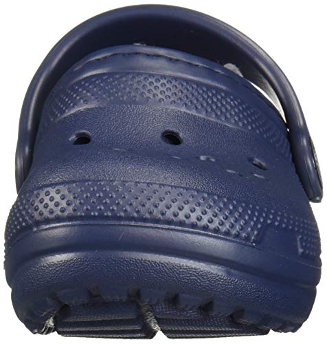 Crocs Classic Lined Clog K, Zuecos, Navy/Charcoal, 33/34 EU