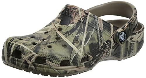 Crocs Classic Realtree Unisex Adulta Clog, Marrón (Khaki), 39/40 EU