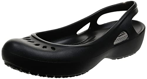 Crocs Kadee Slingback Mujer Sandali con tacco, Negro (Black), 37/38 EU