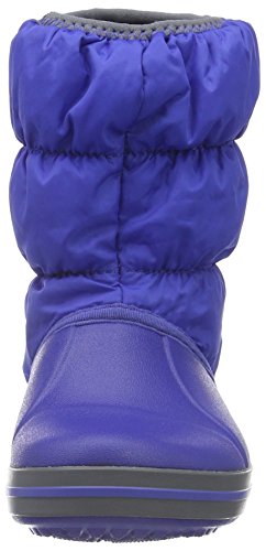 Crocs Winter Puff Boot Kids, Botas de Nieve Unisex Niños, Azul (Cerulean Blue/Light Grey), 25/26 EU