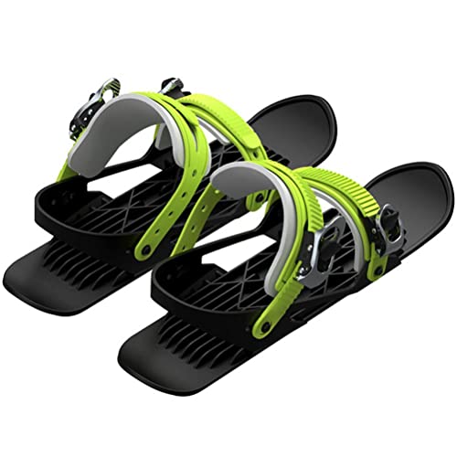 Dan&Dre Snowshoes Snowblade Ski Patines para Nieve, Ajustable Invierno Botas de Esquí Corto Patines de Nieve Esquí para Invierno al aire libre de entretenimiento