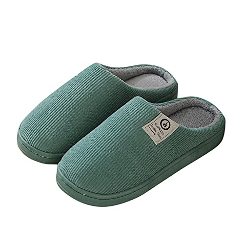 Dasongff Pantuflas de invierno para hombre, de espuma viscoelástica, antideslizantes, para casa o para el hogar, regalo de cumpleaños