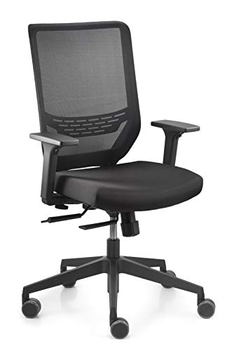 Dauphin Trend Office I-Valo sync2 Malla Vo 9242 – Silla de Oficina giratoria, Oficina, Negro, Flexible, sobrecogedora, Modelo