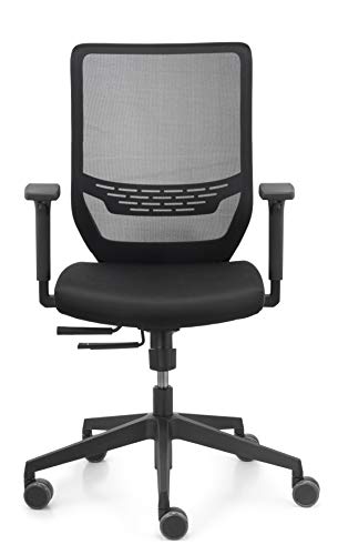 Dauphin Trend Office I-Valo sync2 Malla Vo 9242 – Silla de Oficina giratoria, Oficina, Negro, Flexible, sobrecogedora, Modelo