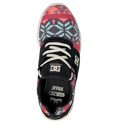 DC Shoes Heathrow SE J Shoe, Zapatillas Bajas Mujer, Negro, 37 EU