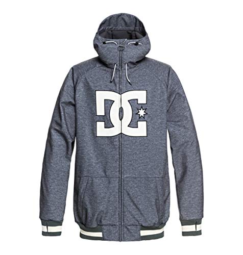 DC Shoes Original Spectrum Chaqueta, Hombre, Gris (Dark Shadow Heather), XL