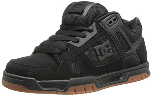 DC Shoes Stag, Zapatillas de Estar por casa Unisex Adulto, Black/Gum, 42.5 EU