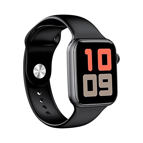 DCU TECNOLOGIC, Smartwatch Colorful, Reloj Inteligente Llamadas, Notificaciones Apps y Llamadas, 8 Modos de Deporte, IP67, 2 Correas en TPU Negro + Naranja