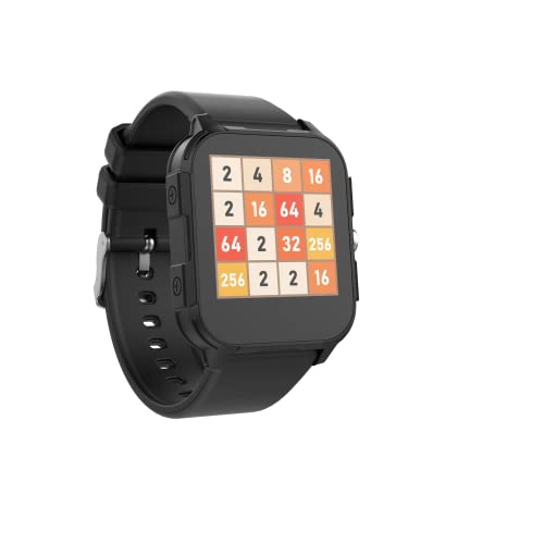 DCU Tecnologic | Smartwatch Junior | Reloj Inteligente Niños | Apto para niños de 7 a 14 años | Pantalla táctil de 1,44" | Más de 100 diseños de Pantalla Disponibles | Color Negro