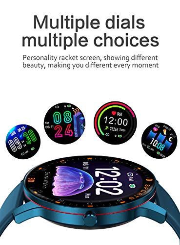 DCU TECNOLOGIC Smartwatch Sport Reloj Inteligente Multideporte en Silicona Azul