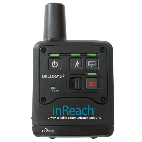 DeLorme inReach GPS vía satélite dos vías mensajero