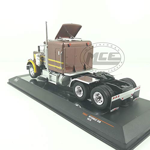 Desconocido 1/43 CAMION Truck PETRBILT 359 Americano 1973 Marron/Ocre IXO Models