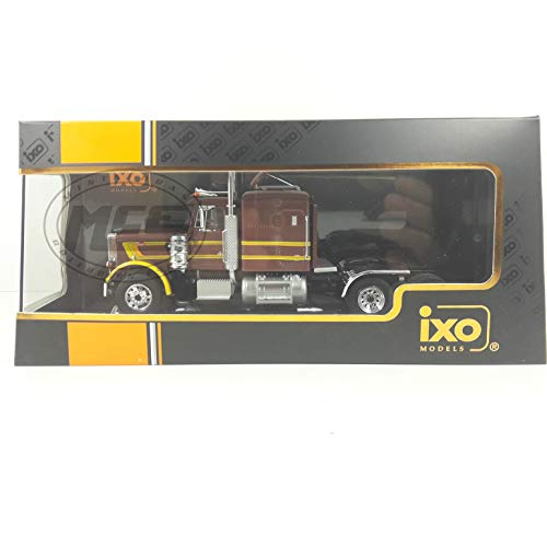 Desconocido 1/43 CAMION Truck PETRBILT 359 Americano 1973 Marron/Ocre IXO Models