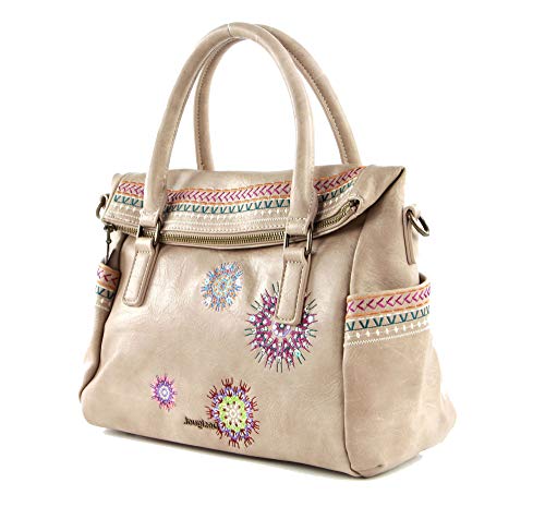 Desigual Astoria Lovery 20WAXPDH / 6020 - Bolso con asa, color beige