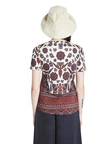 Desigual TS_Benin Camiseta, Blanco, S para Mujer