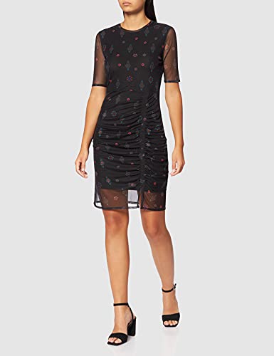 Desigual Vest_Kira Vestido Informal, Negro, L para Mujer