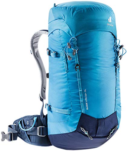 Deuter Guide Lite SL Mochila Alpina, Women's, Azure-Navy, 28+6 L