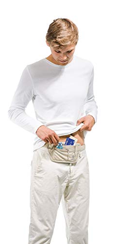 DEUTER Security Money Belt, Riñonera Interior 24 Centimeters Beige (Sand)