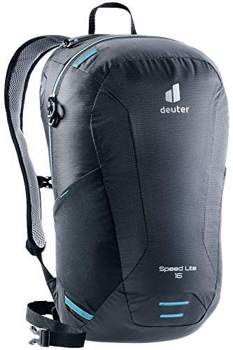 Deuter Speed Lite 16 Mochila de Senderismo, Unisex, Black, 16 L