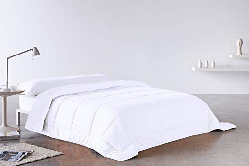 DHestia Relleno Nórdico Sintético de Fibra Pluma-Eco para Primavera/Verano de 125 gr, Edredón Hipoalergénico, Anti-ácaros, (240x260 cm/Cama 180), Multicolor, 240 x 260 cm