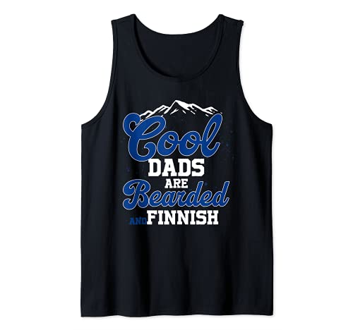 Día Del Padre Finlandés Escandinavia Montañas Finlandia Camiseta sin Mangas