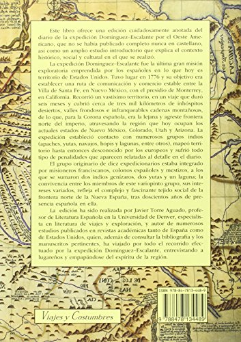 Diario de la expedición Domínguez-Escalante por el oeste americano (Viajes y Costumbres)