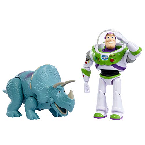 Disney - Toy Story 4 Pack de 2 Muñecos, Buzz y Trixie, Juguetes Niños +3 Años (Mattel GJH80)