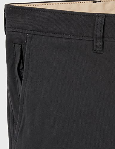 Dockers Big & Tall SMART 360 FLEX ULTIMATE CHINO TAPERED, Pantalones para Hombre, Negro (Cabezal de acero), 48W x 34L